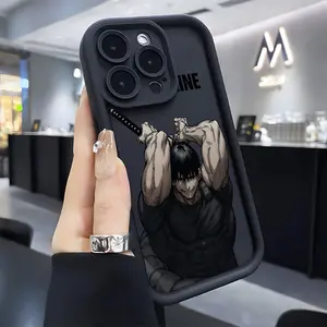 Hot Black Comics F-Fushiguro'S T-Toji'S Creative Line Protective Phone Case Suitable for iPhone 17 16e 16 15 14 13 12 11 Mini Pro Max Air X XR XSMAX 8 7 Plus Anti Fall Soft TPU Back Cover Accessories