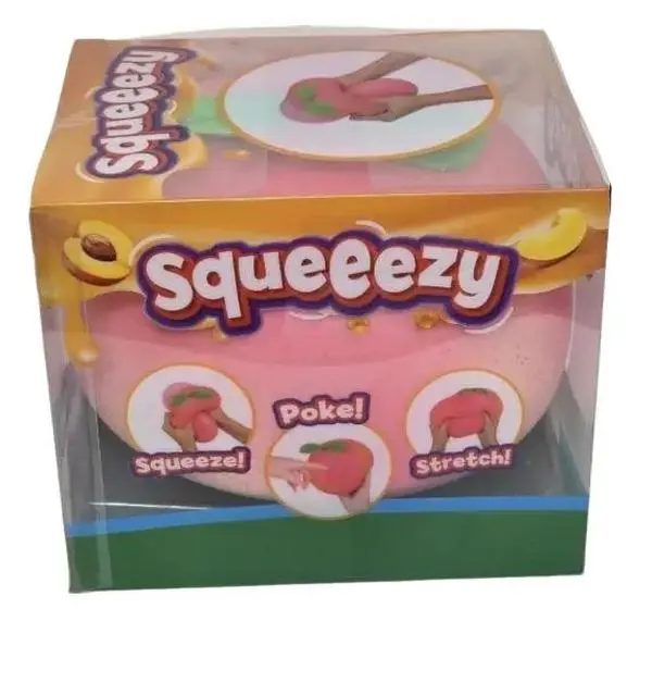 Jumbo peach squeezy stress relief