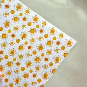 Polymer Clay Transfer Sheet – Water-Soluble, Jewelry Making, Earring Design, Seamless Pattern, Clay Tools - Yellow 2