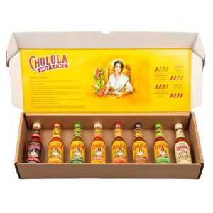 Cholula Variety Pack, 8-Count (Extra Hot, Green Pepper, Chili Lime, Chili Garlic, Chipotle, Sweet Habanero, Reserva, Original)
