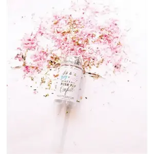 Gender Reveal Push-Pop Confetti - Girl