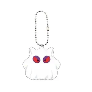 Anime Cartoon Gengar Halloween Day Acrylic Keychain Kawaii Pocket Figure All Saints' Day Creative Pendant Decoration Gifts Toys