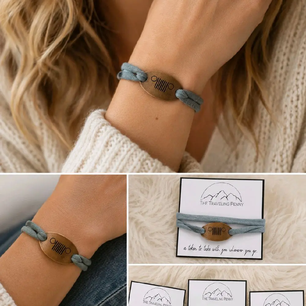 The Traveling Penny 4x4 Bracelet | 4x4 Adventure Bracelet Gift