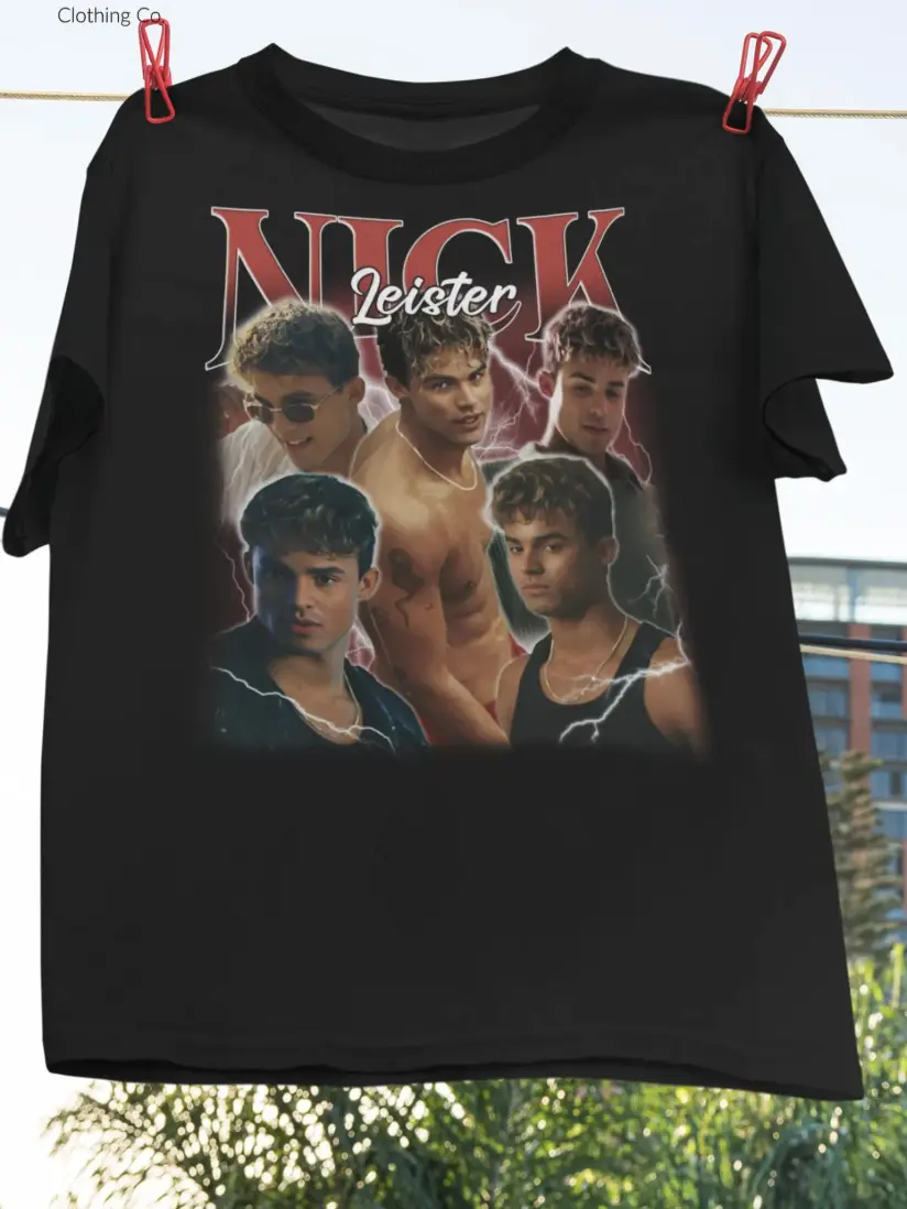 Nick Leister Bootleg Vintage T-Shirt, Gabriel Guevara Shirt, Nick Leister Fans Shirt, My Fault Film, Romantic Movie, Valentin's Day Shirt