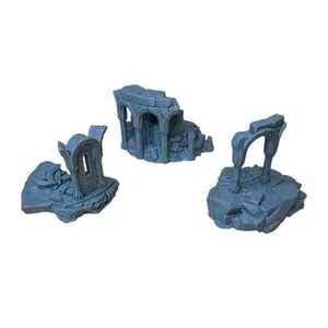 3D Printed Elven Scatter Ruins
