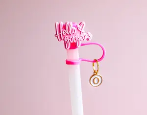 Straw topper, personalized Drinkware Reusable