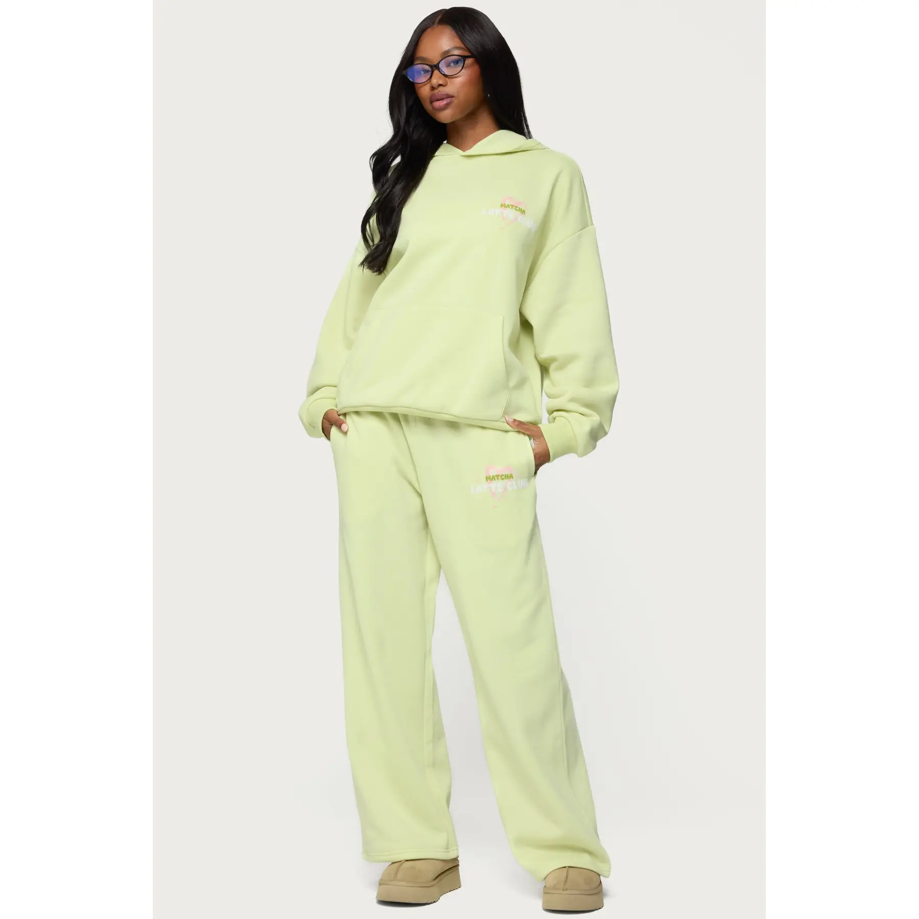 Matcha Lover Straight Leg Sweatpants Matcha Lover Straight Leg Sweatpants