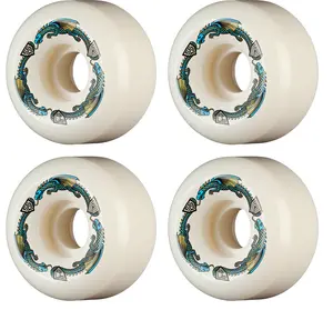 Powell Peralta Skateboard Wheels 56mm x 36mm Dragon Formula 97A V6 Shape Off White