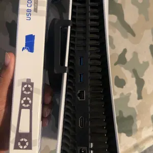 Ps5slim Host Cooling Fan with LED Light, Low Noise Cooling, Quiet Noise Reduction, Universal Fit, Perfect Gift for Boyfriend, Girlfriend, Valentine's Day