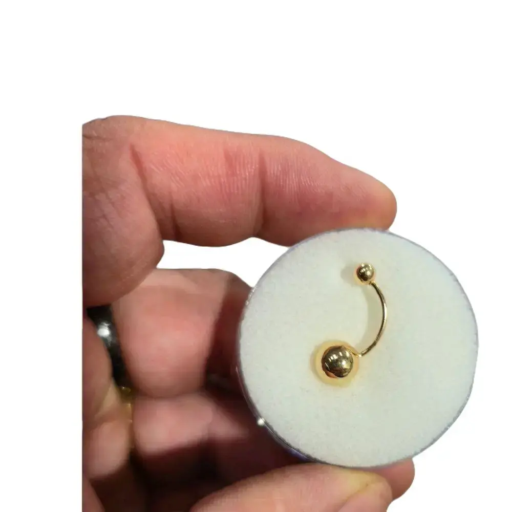 14k Gold Belly Piercing Jewelry Accessory