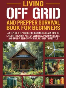 LIVING OFF GRID AND PREPPER SURVIVAL GUIDE FOR BEGINNERS: LEARN HOW TO LIVE OFF GRID, MASTER ESSENTIAL PREPPING SKILLS, & BUILD A SELF-SUFFICIENT, RESILIENT LIFESTYLE Paperback