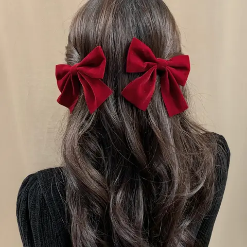 Women's Cute Bow Decor Hair Clip for Gift, Fashionable Hair Accessories for Daily Wear, Daily Clothing Decor