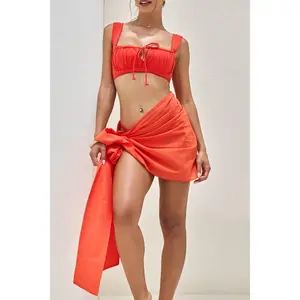 Minimoon Short Sarong - Poppy Minimoon Short Sarong - Poppy