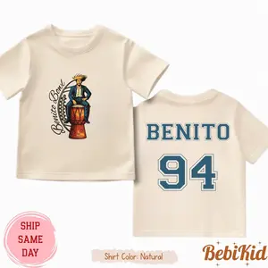 Benito Bowl Kids Graphic Tee, Music Fan Football Shirt, Benito Bowl Youth Game Day Top