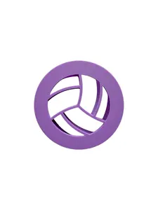 Volleyball Pattern Concha Stamp