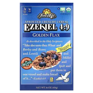 Food For Life Ezekiel 4:9® Sprouted Crunchy Cereal, Golden Flax, 16 oz (454 g)