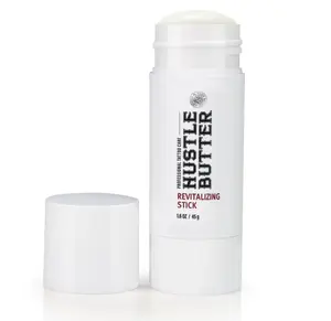 Hustle Butter Tattoo Aftercare - Portable Balm Stick - On The Go Tattoo Aftercare - Naturally Derived Vegan Cruelty Free - Mess Free - 1.6 oz