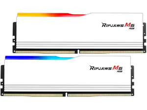 G.SKILL Ripjaws M5 RGB Series 64GB (2 x 32GB) 288-Pin PC RAM DDR5 6400 (PC5 51200) Desktop Memory Model F5-6400J3239G32GX2-RM5RW
