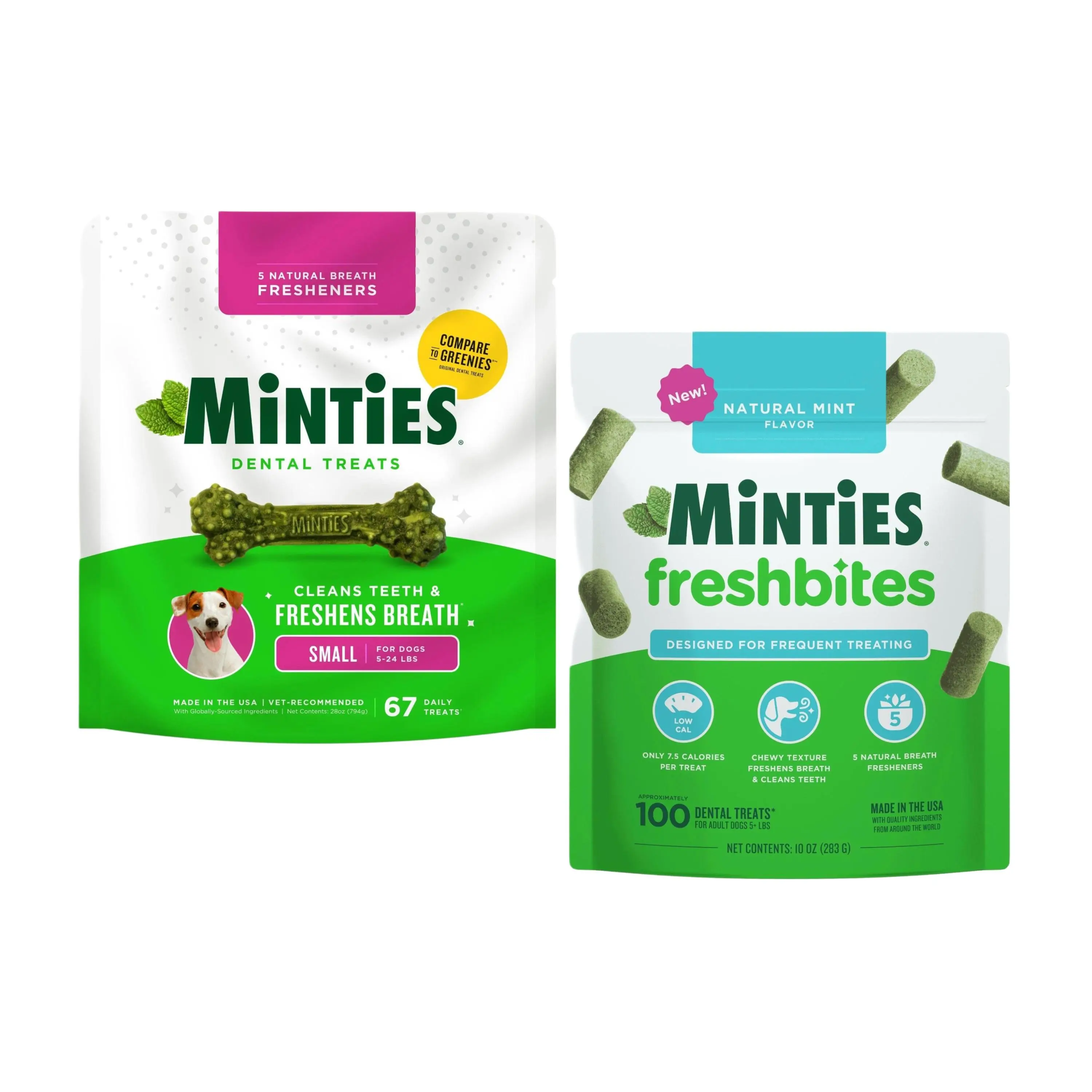 Freshbites + Dental Bones Bundle, For Small/Medium/Large Dogs