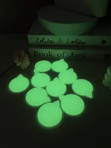 15 pcs Glitter Acrylic Ornament Hanger with 20 pcs Sticker Xmas Decoration Glow in the Dark