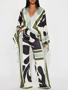 Missed You Pant Set - Sage/combo