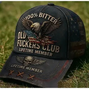 New printed hat Old Fuckers Club vintage baseball cap