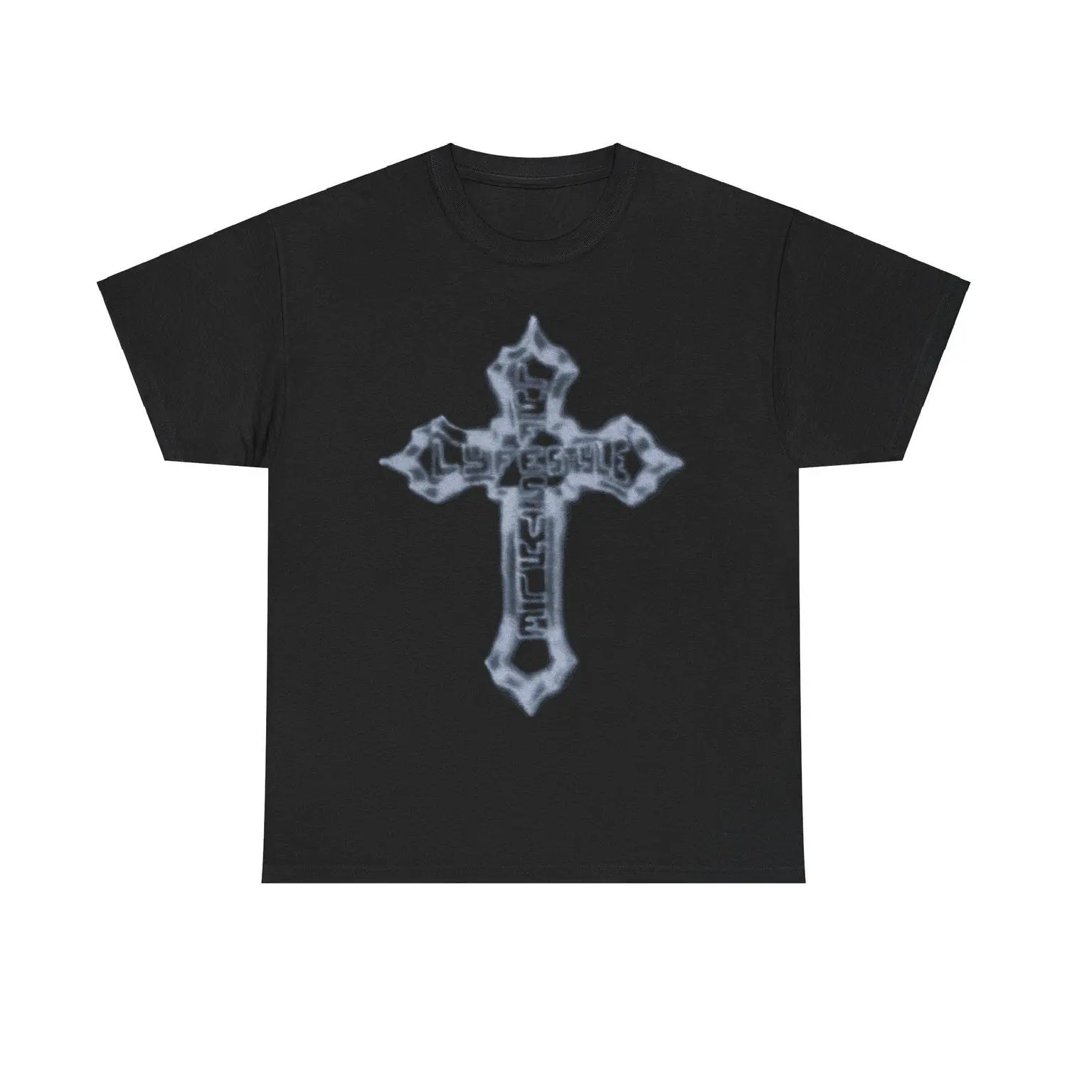 Yeat Lyfestyle Cross Tee Album Merch T-Shirts Hip Hop Apparel Merch, Outfits for Rap fan VR1