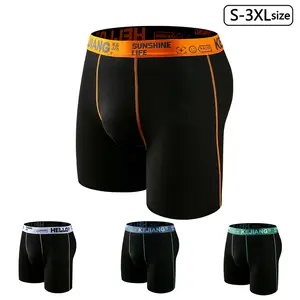 Menswear 4 Pairs of Men's Long Underwear Soft Skin-Friendly Comfortable Extended Design Full Coverage S-3XL Size