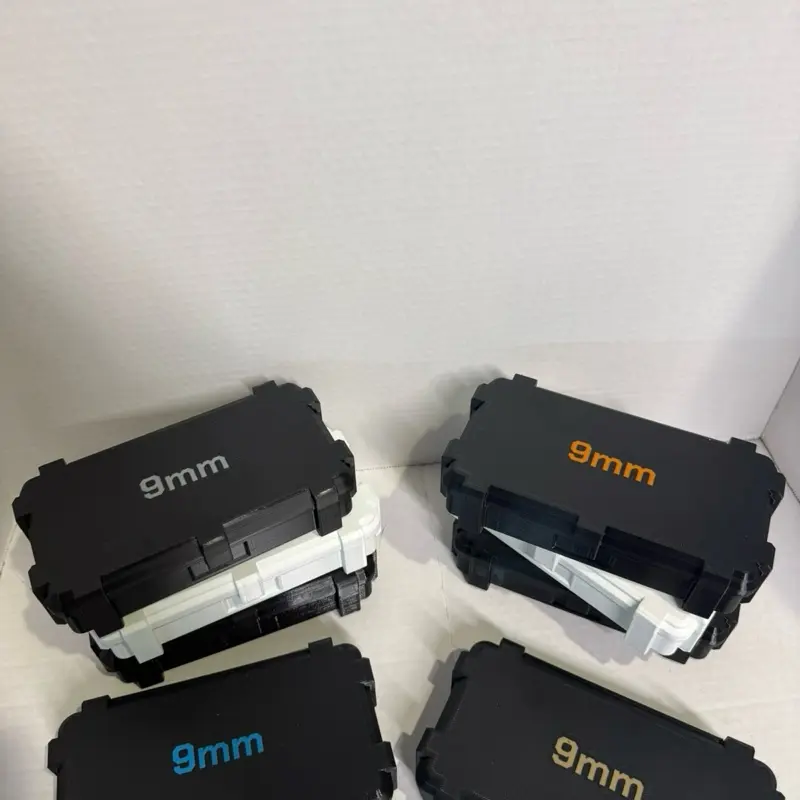 Ammo Case for 9mm 50 Rounds - Durable Storage Solution for Gun Enthusiasts