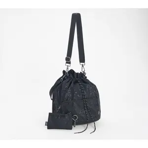 ANDI Bucket Crossbody Bag + Mini Wallet with Key Leash