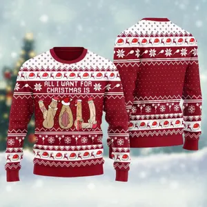 All I Want For Christmas Is Dirty Ugly Sweater, Funny Dirty Cockmas Xmas Sweater Full Size S-6XL