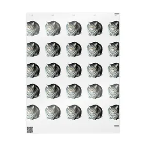 @3dcatsofficial -- Bella full of food merch Bella Cat-Themed Wrapping Paper for Every Occasion, Gift Wrap, Birthday Parties, Holidays, Eco-Friendly, Unique Designs, 3D Cat Prints