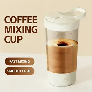 Portable Electric Blender Cup, One-Button Auto Mix, Type-C Charging, Ideal for Protein Shakes, Coffee, Gym Fitness, Drink Mixer, Handheld Beverage Mixer