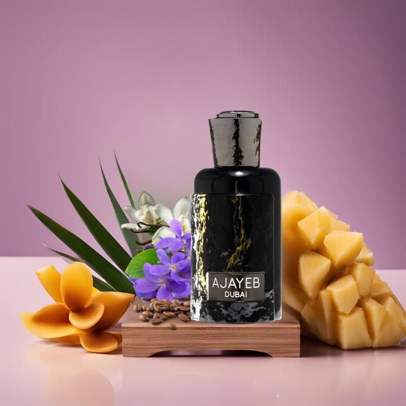 Lattafa Ajayeb Dubai Eau de Parfum Spray for Men, 3.4 Ounce