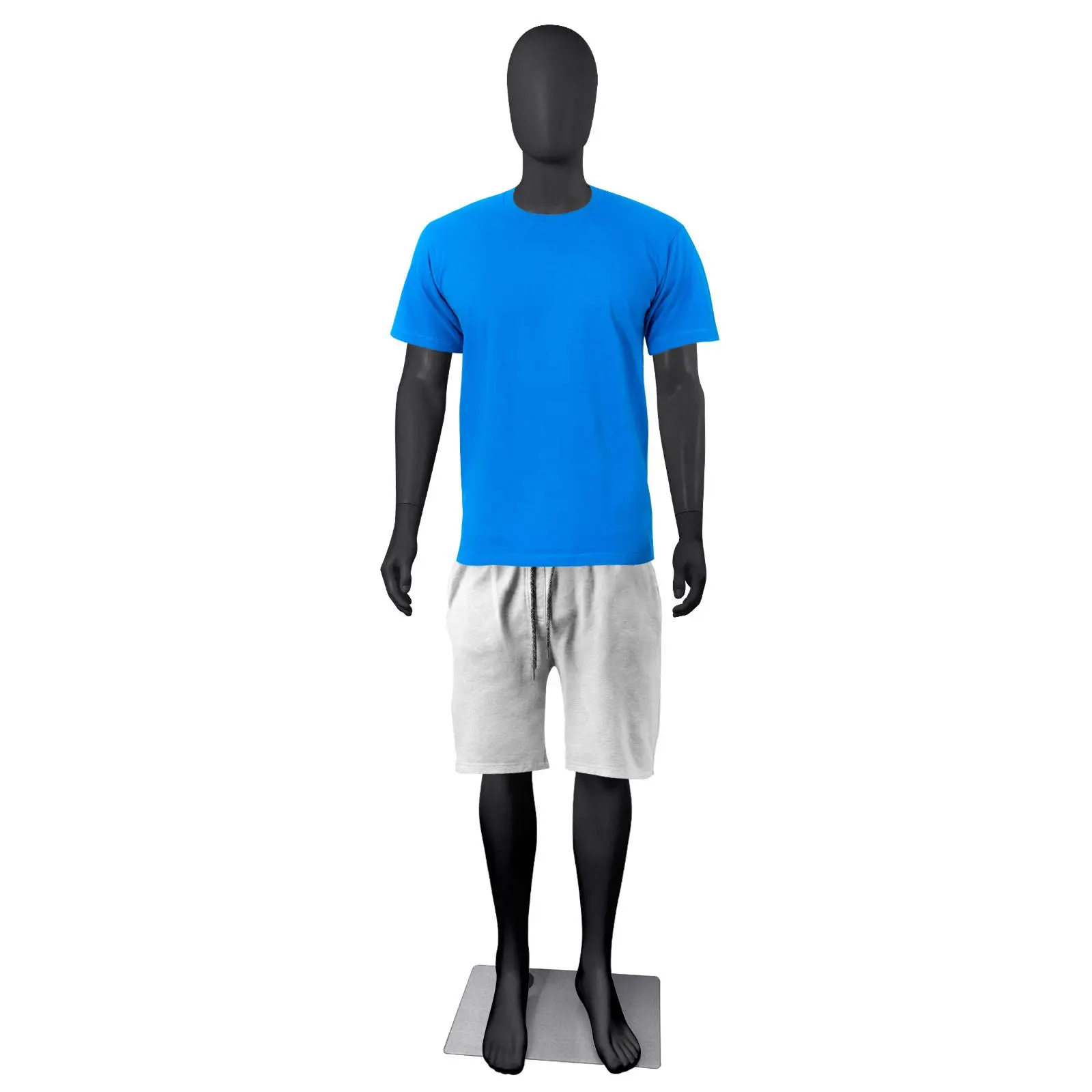 73 Inch Full Body Poseable Male Mannequin Dummy, Detachable Adjustable Manikin with Sturdy Metal Base, Light‑Weight PP Dress Form for Home Business, Fashion Influencer & Small Closet Apparel Display Lightweight Cardboard Decor