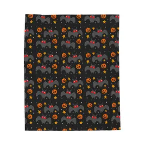 Mothman Halloween Blanket, Spooky Throw, Cozy Bedding, Cryptid Blanket, Autumn Home Decor, Fall Fleece Cover