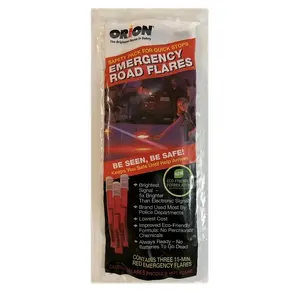 Road Emergency flares 3 pack