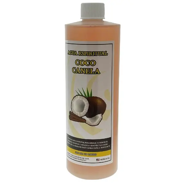 Coco Canela - Agua Espirtual 16oz Bottle Healing Energy Cleansing Water Household Handheld Vitamin Face Toner Sensitive Skin Care