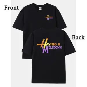 Having A Meltdown T-Shirt, Aesthetic Mental Health Matters Cotton T-Shirt, Trendy Disco Faux Glitter Hannah Montana T-Shirt, Vintage Graphic Tee, Popular Unisex Apparel for Mental Health Awareness