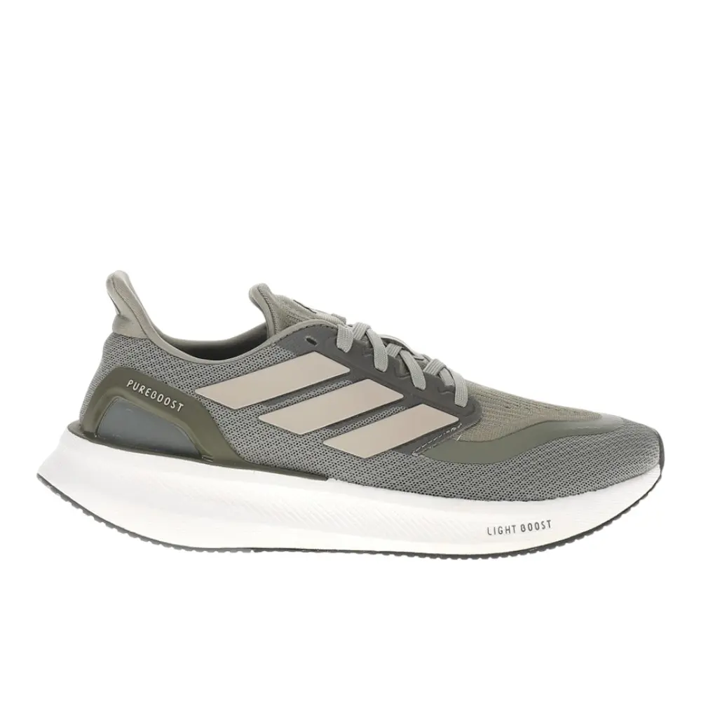 adidas Mens Pureboost 5 Running Sneakers Shoes - Green
