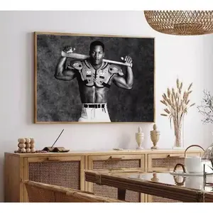 Bo Jackson Retro Black And White Poster