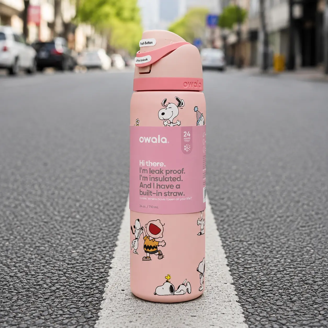 Owala Water Bottles 32Oz Snoopy Designs