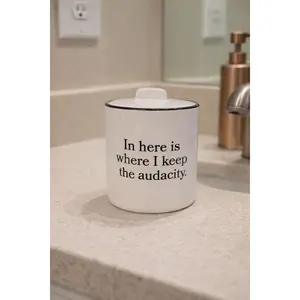 Where I Keep the Audacity Ceramic Canister with Lid