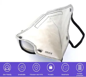 50 Pcs $14.22 Kids Child Teens Boy Girls Disposable 1-1000 Black KN95 Face Mask 5 Layer C.E Approval FFP2 95% Healthcare Protective Protection Kiddie