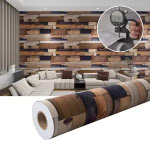 1 Roll Vintage Brick Pattern Wallpaper – Self-Adhesive Brick Wall Décor Sticker for Walls, Easy to Remove, Durable Vinyl Material, Waterproof, Realistic Textured Design, Perfect for Home Décor and Wall Decoration