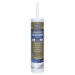 212 MAIN 12231 10.1oz Advanced Silicone Sealant - Indoor/Outdoor, Mildew Resistant, Seals Windows & Doors - Pack of 12