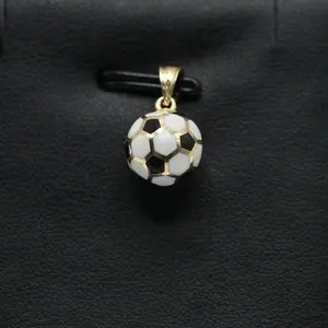 14KT Soccer Ball Pendant