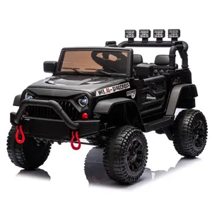 24V Kids Toy Car with Remote Control, 400W Motor, 4 Wheel Suspension, Adjustable Speed, USB, MP3, Music, Bluetooth, Safety Belt for Kids Aged 3+
