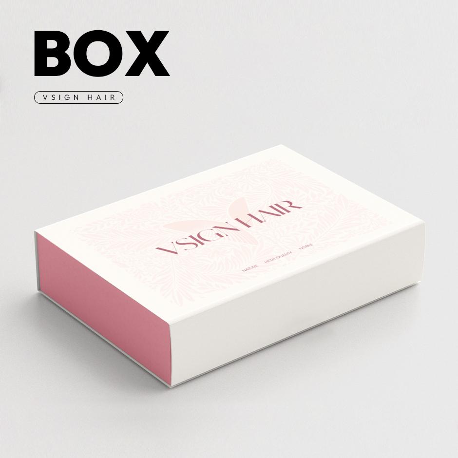 VSIGN Luxurious Box Packaging Suitable for Storing Wig and DIY Item Storage