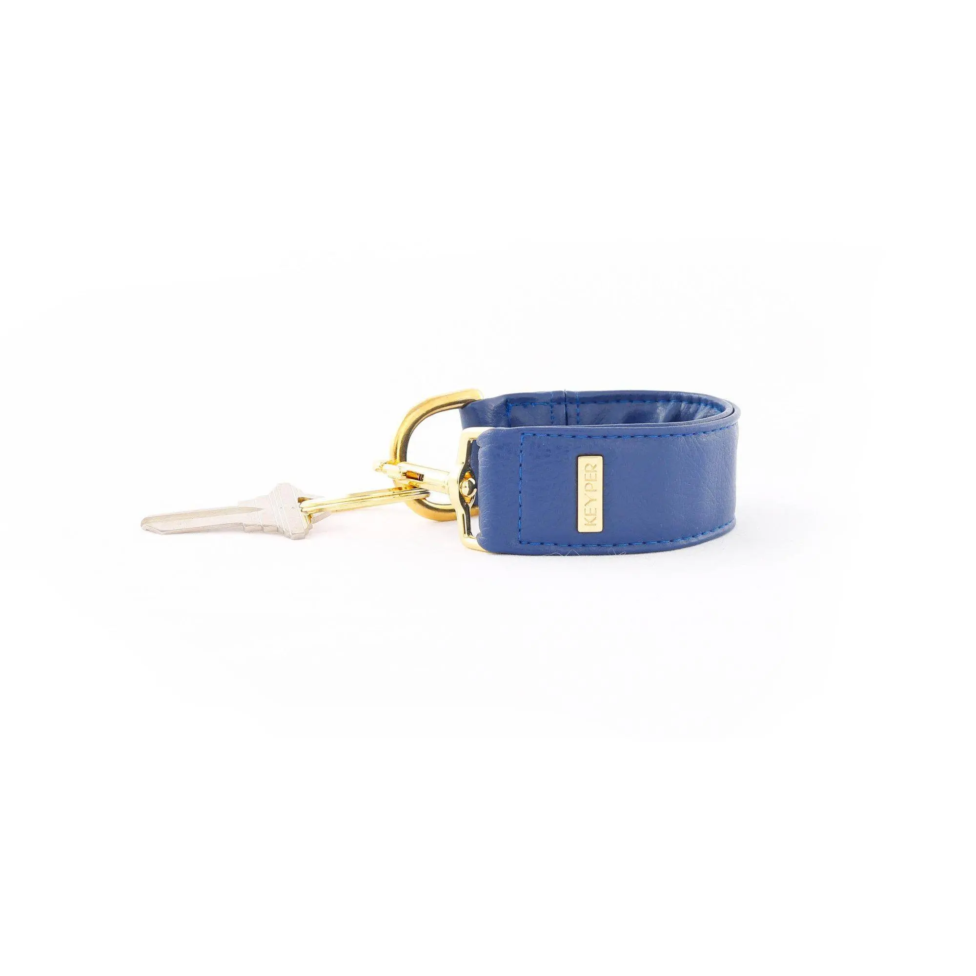 Royal Blue Vegan Leather KEYPER® Key Ring